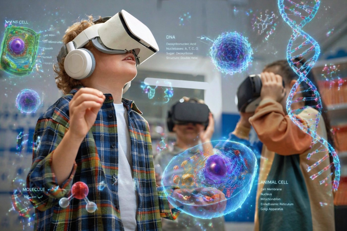 Заняття у VR-класі STEP School